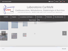 Tablet Screenshot of carmen.univ-lyon1.fr