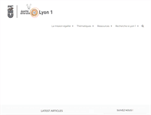 Tablet Screenshot of mission-egalite.univ-lyon1.fr