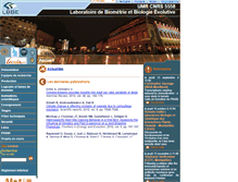 Tablet Screenshot of lbbe.univ-lyon1.fr