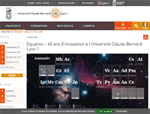 Tablet Screenshot of 40ans.univ-lyon1.fr