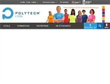 Tablet Screenshot of polytech.univ-lyon1.fr
