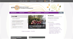 Desktop Screenshot of istr.univ-lyon1.fr