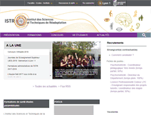 Tablet Screenshot of istr.univ-lyon1.fr