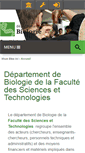 Mobile Screenshot of fst-biologie.univ-lyon1.fr