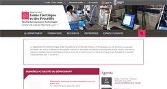Desktop Screenshot of fst-gep.univ-lyon1.fr