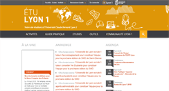 Desktop Screenshot of etu.univ-lyon1.fr