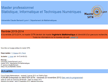 Tablet Screenshot of master-sitn.univ-lyon1.fr