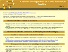 Tablet Screenshot of cdcsp.univ-lyon1.fr